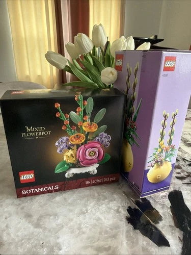 LEGO Botanicals: Flowerpot (40762) &(40588)Flower Pot New &Sealed Fast Shipping