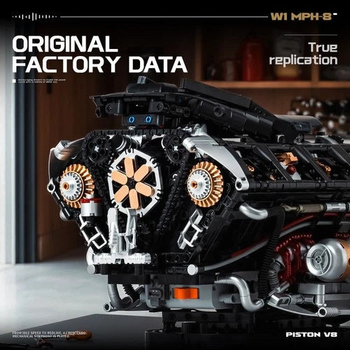 Technic McLaren W1 Super Car Engine Building Kits Running Engine 2035 Pieces