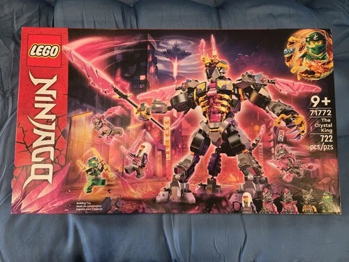 MEOW NINJAGO: The Crystal King (71772) NEW SEALED Damage Box 🔥 🔥 📦 📦