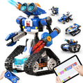Robot J Creative Robot Building Kit, 6-in-1 Programmable App Remote Control