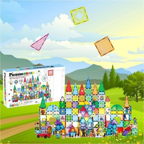Picasso Tiles Magnetic Tile Set - 350pc
