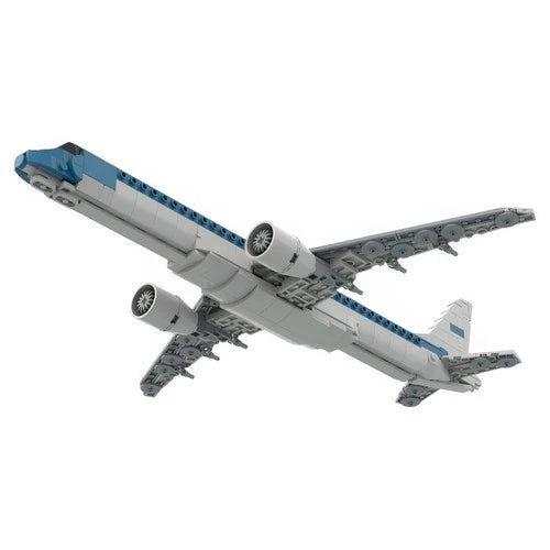 MOC-248867 aviation aircraft E195-E2 building blocks Toys Christmas gift