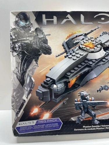 Mega Bloks Halo Phaeton Gunship Set Brand New Factory Sealed New Rare