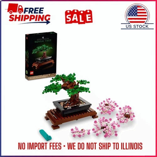 LEGO Icons Bonsai Tree Building Set Artificial Plant Home Decor Desk Office10281