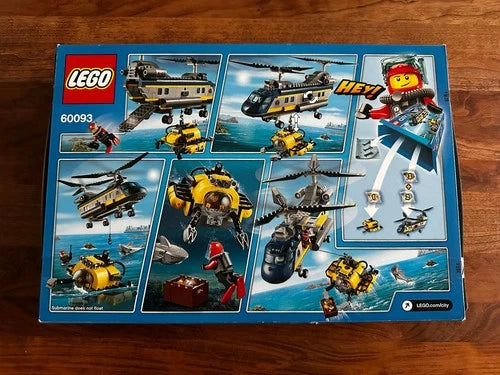 LEGO City Deep Sea Helicopter (60093) NEW, RARE