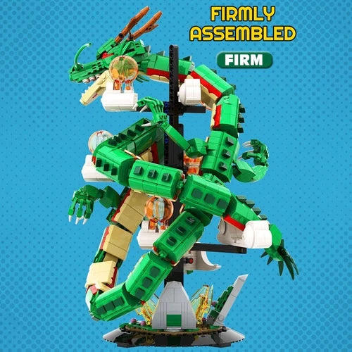 Dragon Ball Z Shenron Eternal Divine Dragon Building Blocks LEDBrick Set 1826Pcs