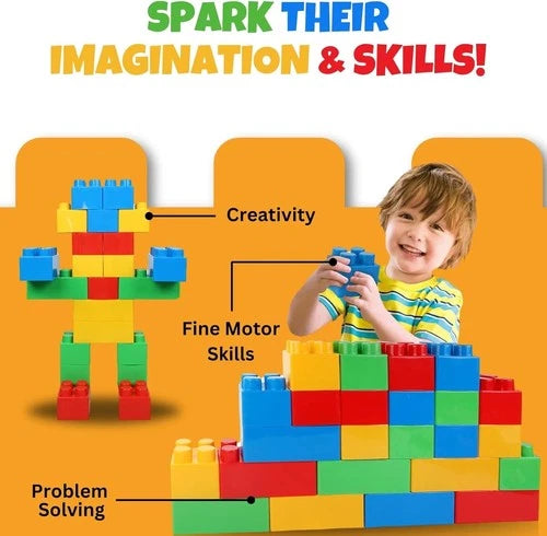 NEW 24PCS Giant Building Blocks Starter Set Large Stacking Bricks for Kids