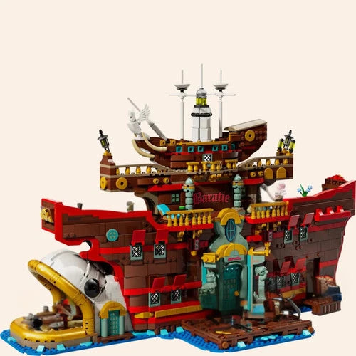 NEW One Piece Baratie Floating Restaurant Building Blocks Set Adults MOC Anime