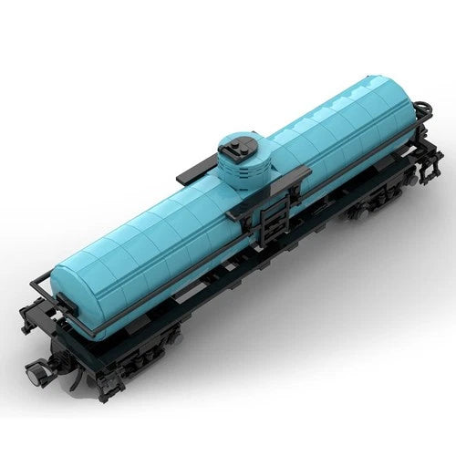 Tanker Car Train Model 586pcs Building Bricks Collection Toy