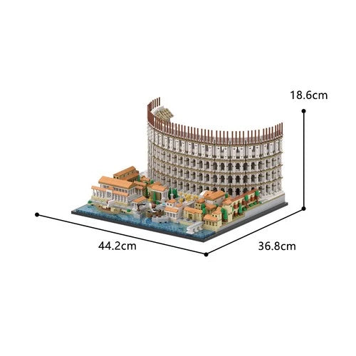 The Colosseum with Amphitheatrum Flavium 3959 Parts Building Blocks Set