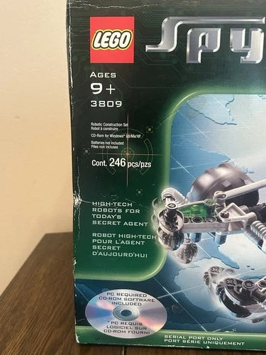 New Sealed LEGO 3809 Technojaw T55-Vintage Spybotics 2002