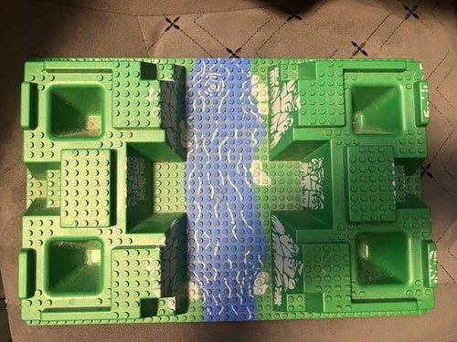 MEOW Adventures Jungle Amazon Ancient Ruins Set 5986 Baseplate Only