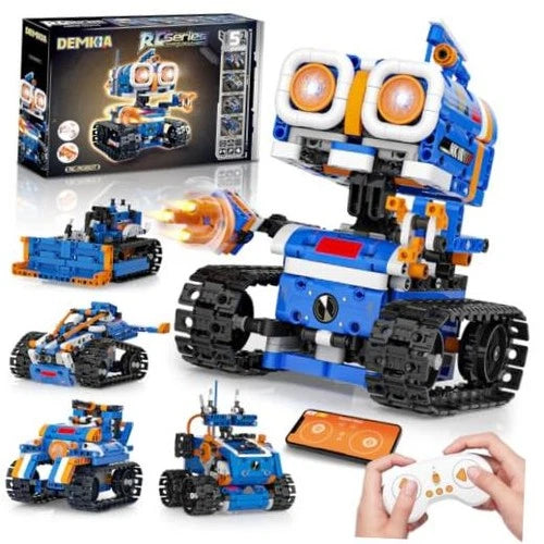STEM Robot Building Kit, APP & Remote Control Robotics for Kids Ages 8-12 \| 5