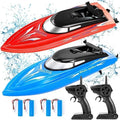 2PACK RC Boat,Remote Control Boats for Kids and Adults,10km/H 2.4G High Speed...
