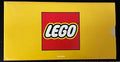 LEGO VIP PROMO 5007159 YELLOW W/ RED LOGO TIN LICENCE PLATE SIGN IN SLEEVE