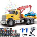 2.4GHz Remote Control Tow Truck for Kids – RC Log Truck with Racing Car, 4 Ch...