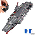 RC Boats for Kids 8-12,16-Inch Warship Battleship Aircraft Carrier with 2 Recha