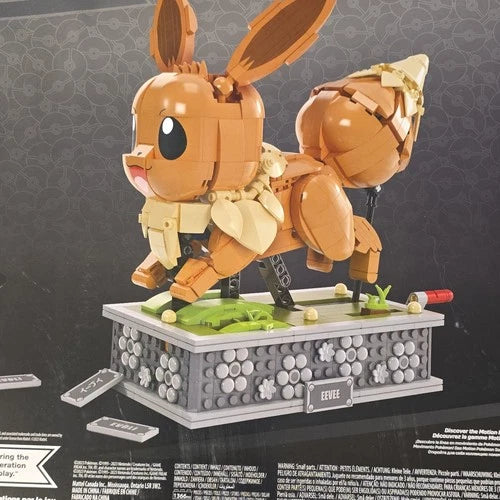 MEGA Pokémon Motorized Motion Eevee Building Set 1366pcs HTH71 18+