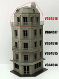 VG DioModels 1/35 Penthouse Floor Building (24cm x 10cm x 19cm)