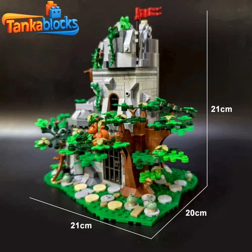 MOC 139129 Forest Outpost Building blocks Set Model Gift 849pcs
