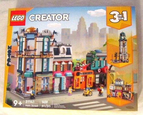 LEGO Creator 31141 MAIN STREET ~ 1459 Pieces, 4 Buidings ~ 3 Builds In 1 ~ NIB