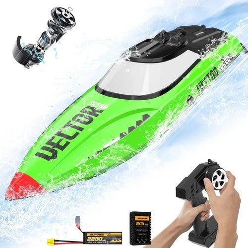 EXHOBBY Volantex Vector SR65B 37MPH Brushless RC Boat RTR Green