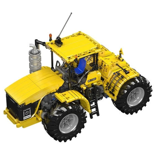 Mould King 17081 Remote Controll Tractor Yellow Truck Building Block Toy Gift