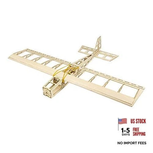 Balsa Wood Airplane R03 STICK-06 Model Aircraft, 580mm Wingspan Unassembled Kit