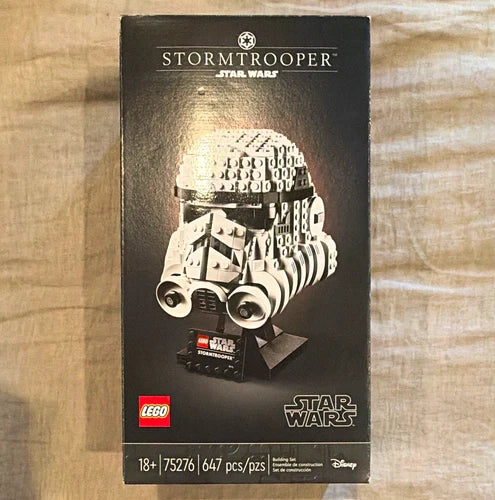 LEGO Star Wars Stormtrooper Helmet 75276 Set 647 pcs 18+ Display Stand