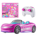 Hot Wheels Barbie RC Pink Convertible Remote Control Toy Car