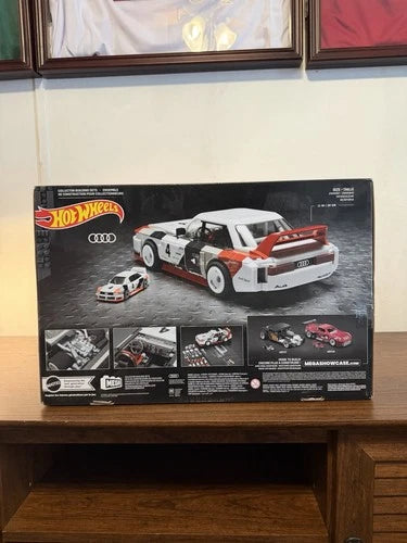 MEGA Hot Wheels Audi 90 quattro IMSA GTO 973pc Building Set HRY20 18+