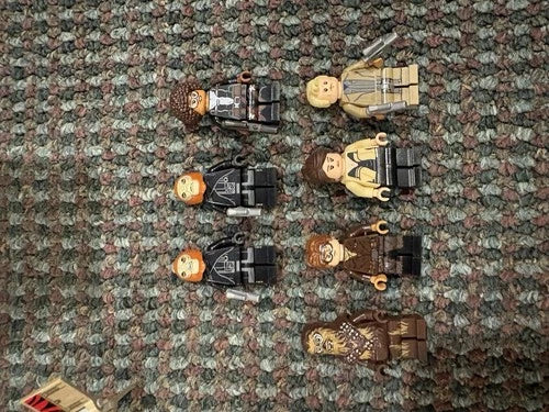 MEOW Star Wars Solo Movie Ship Vehicle Lot 7 Minifigures Han Solo Chewbacca