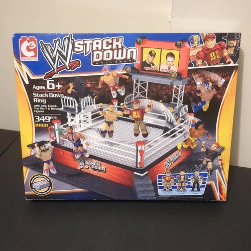 WWE C3 Stackdown Ring Building Set John Cena The Miz Universe 21031 MIB NEW