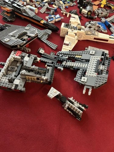 Massive Lego Star Wars Collection Prebuilt ships and more!