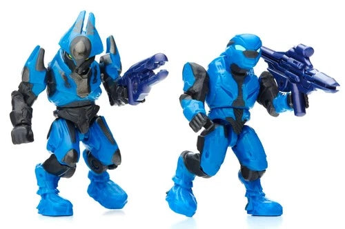 Blue Series Banshee Mega Bloks Set - Buildable Halo Vehicle with Action Figures