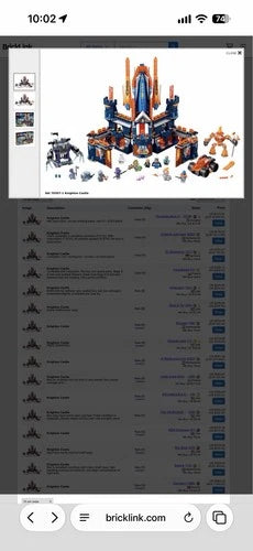 LEGO Knighton Castle- used. Might have missing parts- no mini figs-Item No: 703
