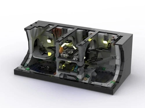 MOC190650 Batcave with Wayne Manor DIY Model building blocks Christmas gift