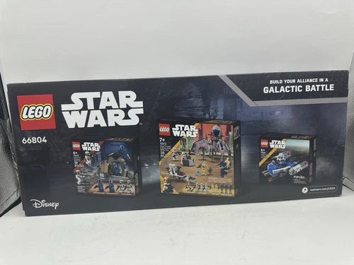 LEGO Star Wars 66804 Clone Wars & Mandalorian 3-in-1 (75373 + 75372 + 75391) New