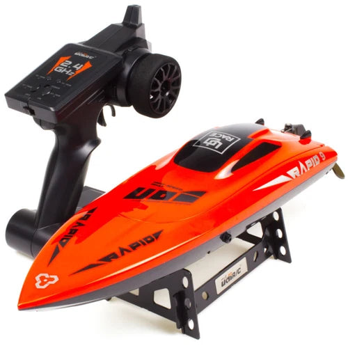UDIRC 2.4Ghz RC Racing Boat High Speed Remote Control Brushed Boat 390 Motor RTR