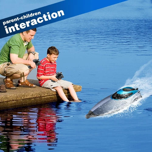 US RC Electric Racing Boat 2.4G Remote Control 28mph High Speed Boat Kids Toys