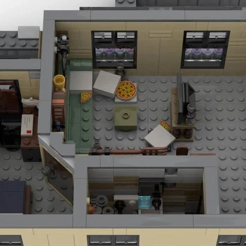 MOC-91656 SitCom Suite Apartment Modular Building 846pcs Good Quality Set