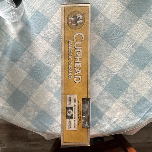 McFarlane Cuphead Chaotic Casino 209-Piece Building Set w/ Cuphead & Mugman NEW