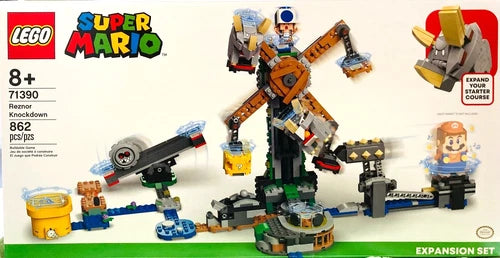 NIB LEGO Super Mario: Reznor Knockdown Expansion 71390 Building Toy Set 862 pcs
