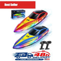 YESHIN RC Boat 2-Pack Remote Control Boats 15 KPH LED Kids Adults