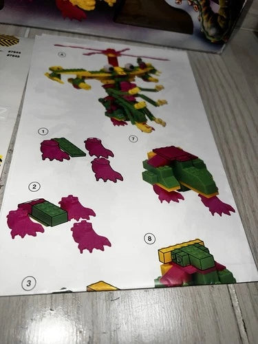 RARE Vintage Larami Shock Blocks ShockCopter Building Play Set