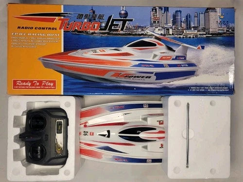 Vintage Erdem 24" RC Turbo-Jet 3032 Radio Controlled Boat NOS WORKS (B1-CL)