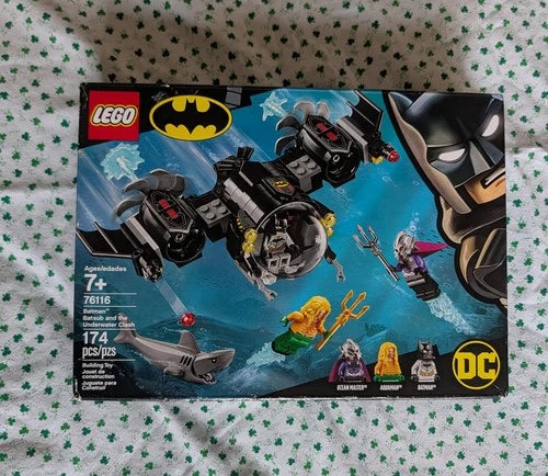Factory sealed LEGO DC Comics Super Heroes 76116 Batman Batsub Underwater Clash