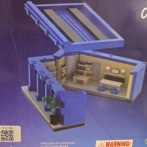 Rare! Business Bricks Meta Store Interlocking Lego Blocks Set - 546 Pieces