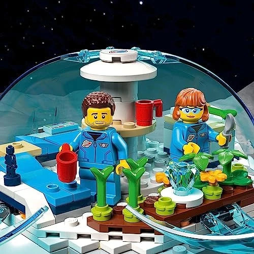 MEOW City Lunar Exploration Base 60350 Toy Block Gift
