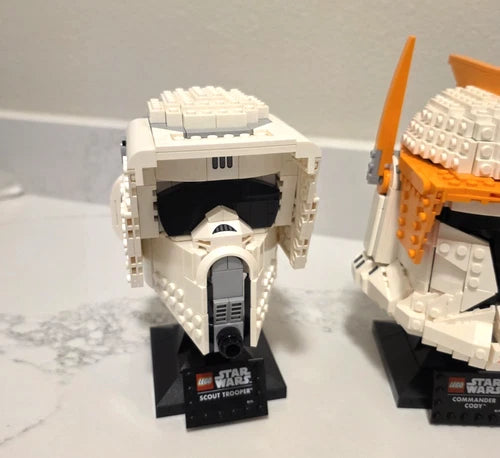 Lot of 4 LEGO Star Wars Helmets